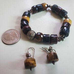 Genuine Jennifer Reeves Designs bracelet and earring set